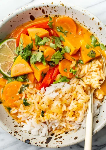 Thai Sweet Potato Coconut Red Curry