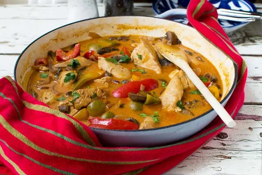 Pollo a la páprika (comida en 30 minutos)