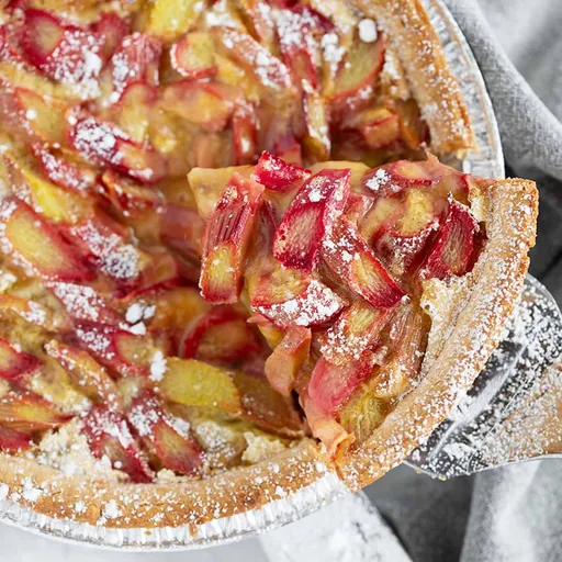 Rhubarb Custard Pie
