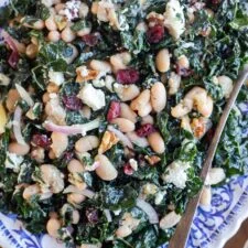 Easy Kale and White Bean Salad