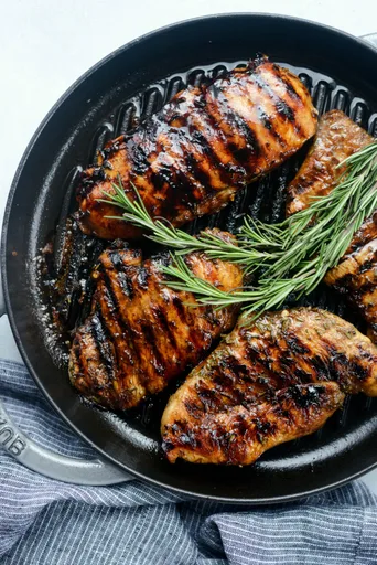 Grilled Balsamic Rosemary Chicken