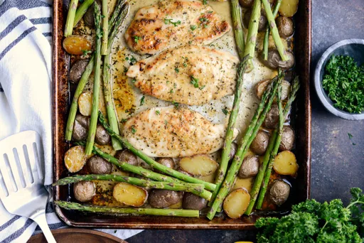 Honey Dijon Chicken Sheet Pan Dinner