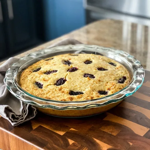 Italian Lemon Olive Oil Cake With Blackberries