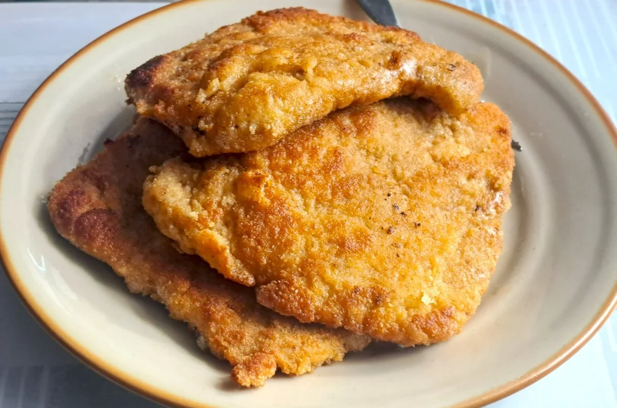 Pork chops not soaked in milk