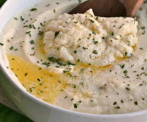 Receta de puré de coliflor cremoso