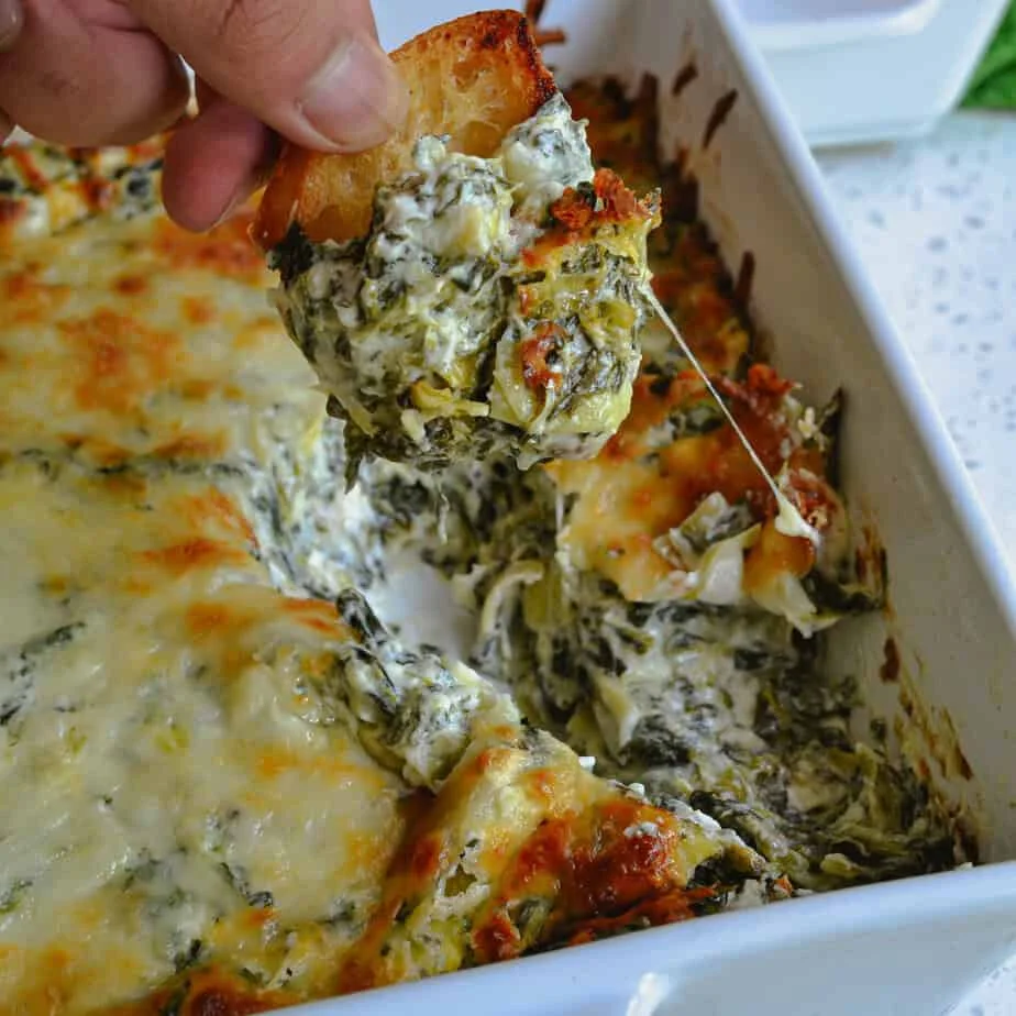 Hot Spinach Artichoke Dip Recipe