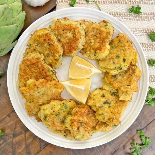 Buñuelos de alcachofas españoles