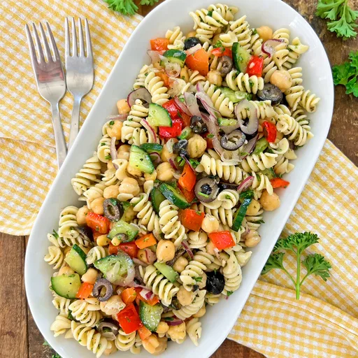 Ensalada de pasta mediterránea