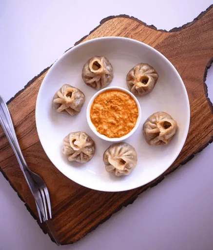 Vegetarian Nepali Momo Recipe (Soya chunks Momo)