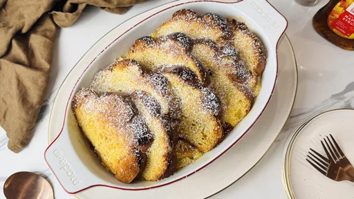 Receta de pudín de pan de torrija francesa