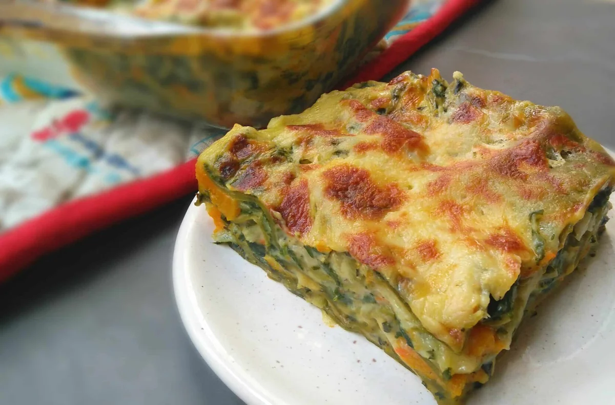 Creamy Pumpkin and Swiss Chard Lasagna