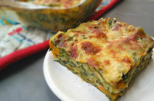 Creamy Pumpkin and Swiss Chard Lasagna