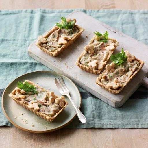Manon’s Chestnut & Mushroom Tartlet