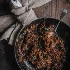 Caramelized Balsamic Onion and Thyme Jam