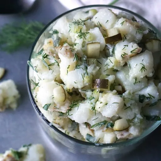 Ensalada de patata vegana