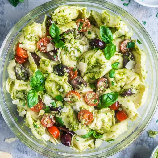 Pesto Tortellini Pasta Salad