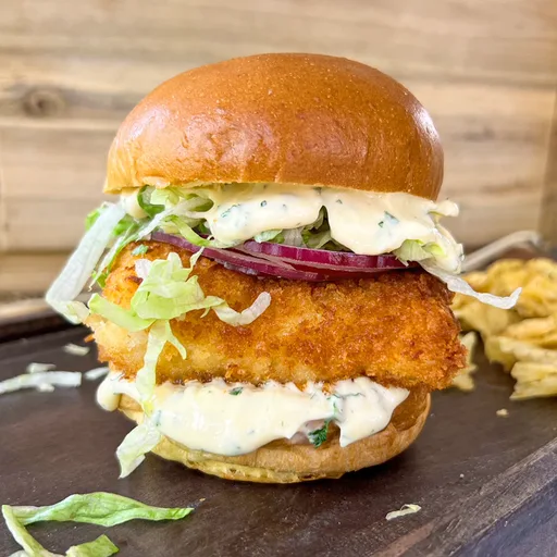 "Better than Take Out" Crispy Fish Sandwich