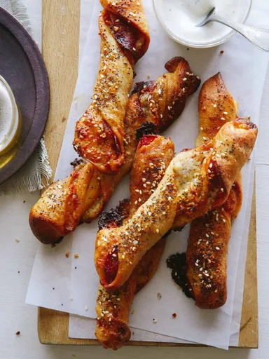 Pizza Stuffed Breadsticks