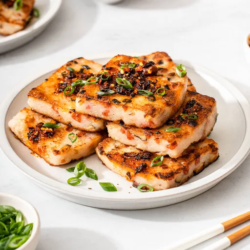Chinese Turnip Cake (Lo Bak Go)