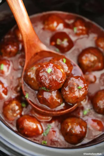 Best BBQ Crockpot Meatballs