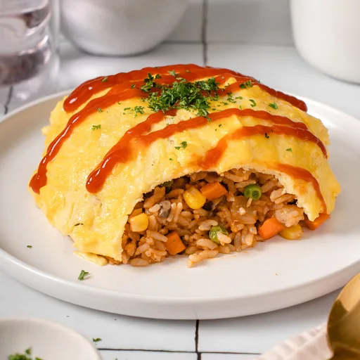Omurice (tortilla de arroz japonesa)