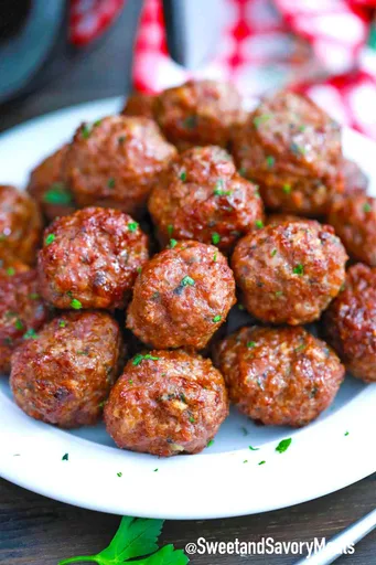 Air Fryer Turkey Meatballs