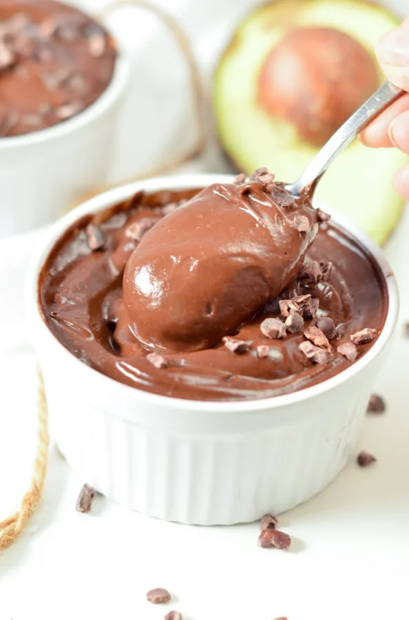 Chocolate Avocado Pudding (Keto, Paleo, Sugar-Free)