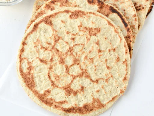Pan plano cetogénico con harina de coco