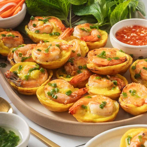 Bánh Khọt (Mini Vietnamese Savory Pancakes)