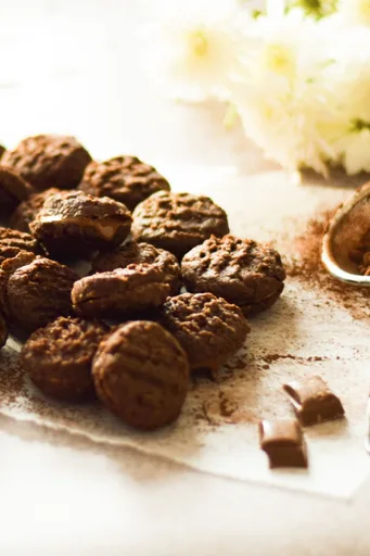 Chocolate Coconut Biscuits