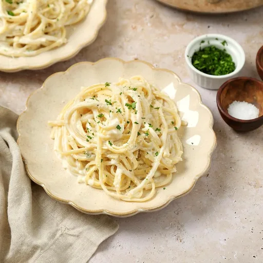 Salsa Alfredo con requesón