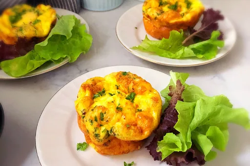 Frittatas fáciles de salmón