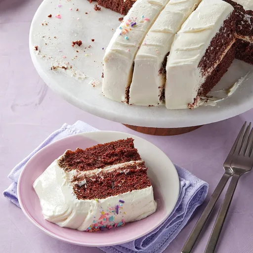 Chocolate Cake with Marshmallow Creme Frosting