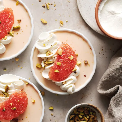 Grapefruit Panna Cotta