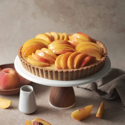 Peach tart