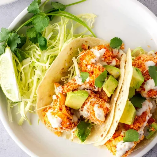 Crispy Buffalo Cauliflower Taco Recipe