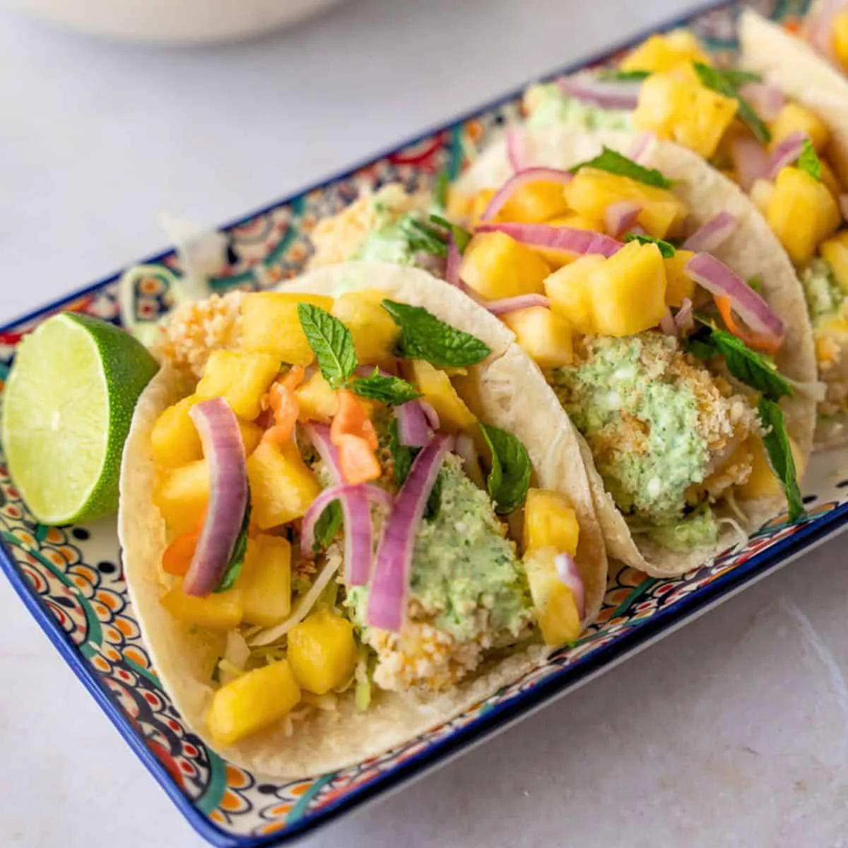 Baked Panko Fish Taco Recipe