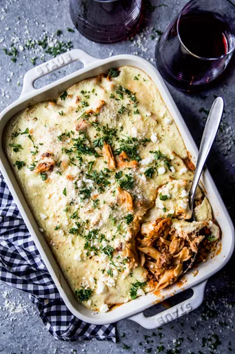 High-Protein Greek Baked Ziti