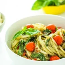 Creamy Pesto Potato Noodles