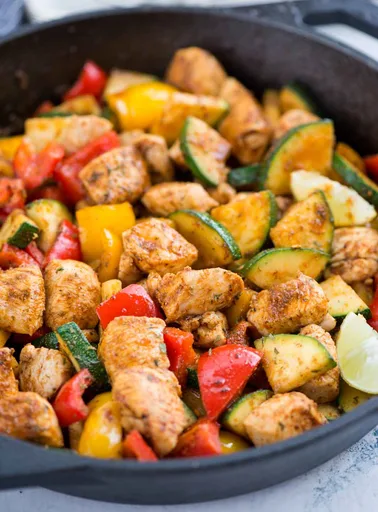 Cajun Chicken Vegetable Skillet