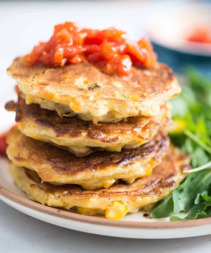 Cheesy Corn Fritters Recipe
