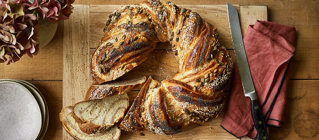 Marc’s Three-bread Twisted loaf