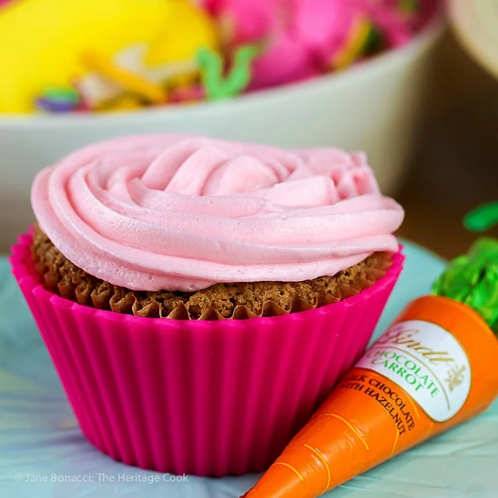 Carrot Cake Cupcakes with White Chocolate Buttercream (Gluten-Free)
