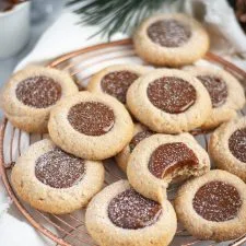 Spiced dulce de leche thumbprints