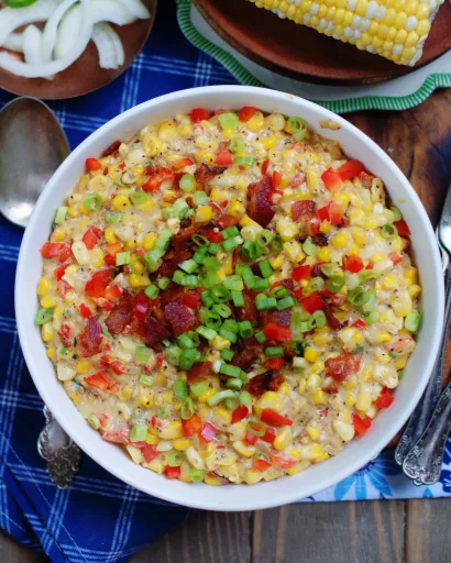 Louisiana Creamed Corn Maque Choux