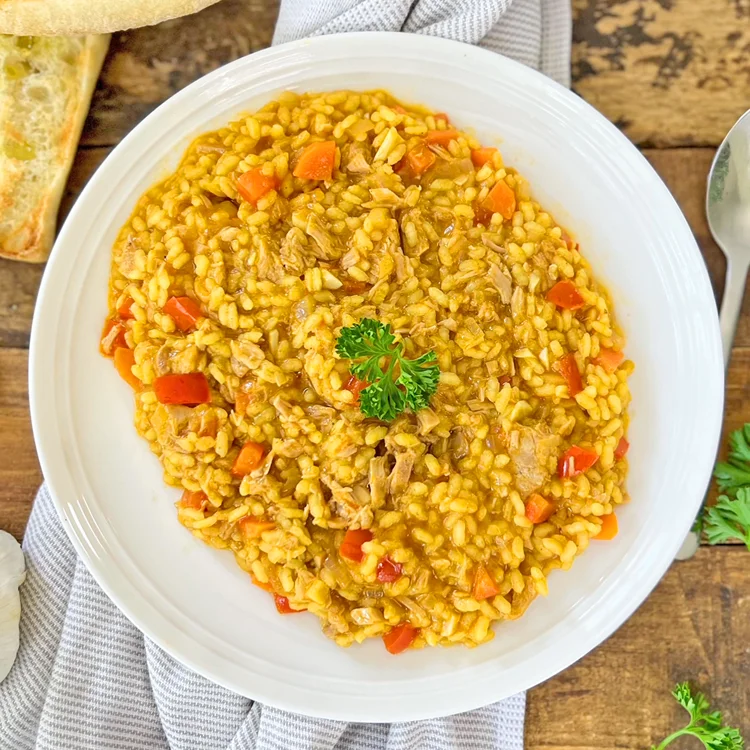 Spanish CREAMY Tuna Rice | Arroz Meloso con Atún
