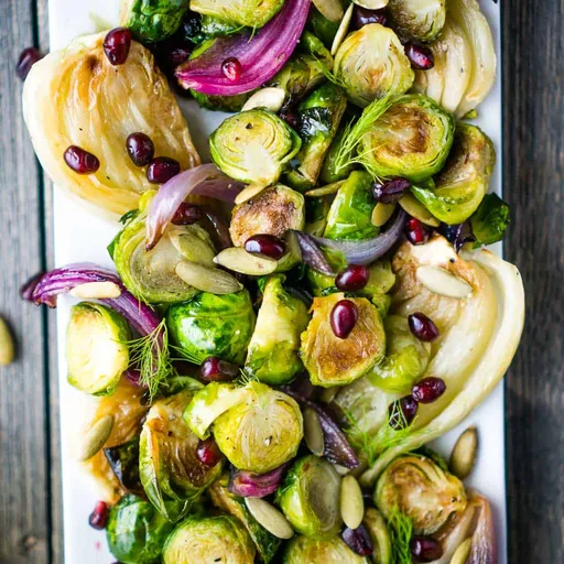 Maple Roasted Brussels Sprouts