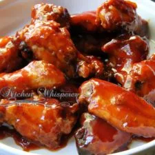 Crispy Baked Oven-Fried Honey BBQ Wings