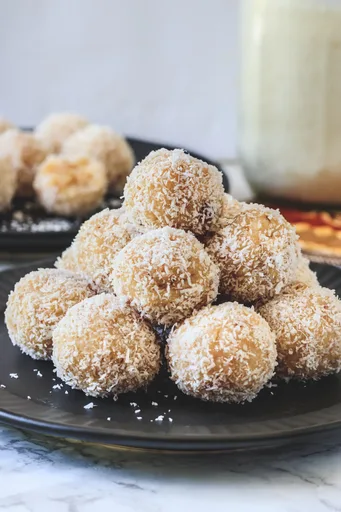 Coconut Ladoo Recipe (With Condensed Milk)