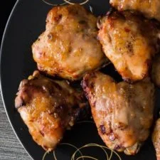 Oven-roasted Chicken Thighs with Roasted Pineapple Habanero Sauce